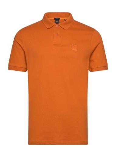 Passenger Tops Polos Short-sleeved Orange BOSS