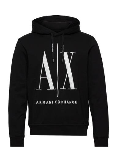 Sweatshirt Tops Sweat-shirts & Hoodies Hoodies Black Armani Exchange