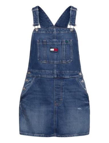 Dungaree Denim Dress Ch6138 Lyhyt Mekko Blue Tommy Jeans