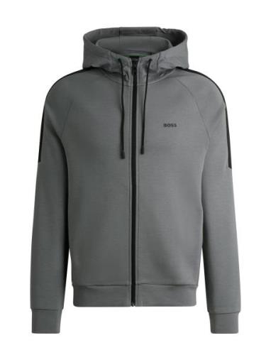 Tracksuit Set Tops Sweat-shirts & Hoodies Hoodies Grey BOSS