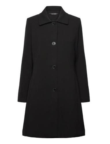 Twilltk! Balmacaantk! Coat Ohut Pitkä Takki Black Lauren Ralph Lauren