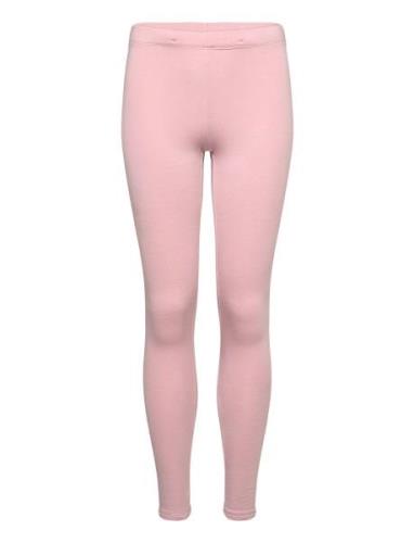 Leggings Basic Brushed Inside Bottoms Leggings Pink Lindex