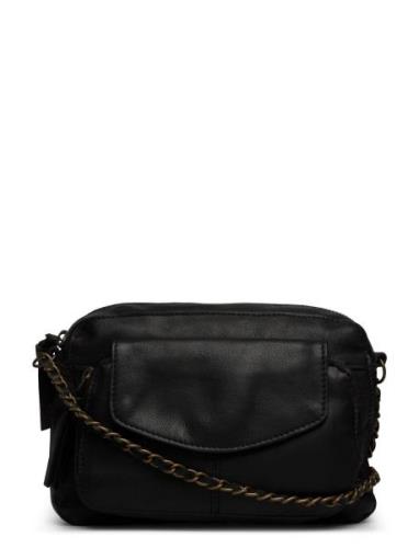 Pcnaina Leather Cross Body Fc Noos Bags Crossbody Bags Black Pieces