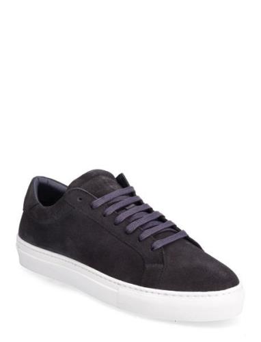 Theodor Suede Sneaker Matalavartiset Sneakerit Tennarit Navy Les Deux