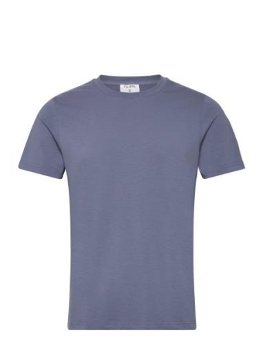 Stretch Cotton Tee Designers T-shirts Short-sleeved Blue Filippa K