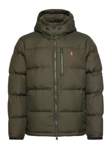 The Gorham Down Jacket Vuorillinen Takki Topattu Takki Green Polo Ralp...