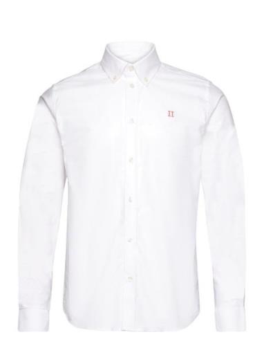 Konrad Contrast Oxford Shirt Tops Shirts Casual White Les Deux