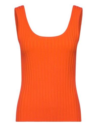 Anandi-M Tops Knitwear Jumpers Orange MbyM