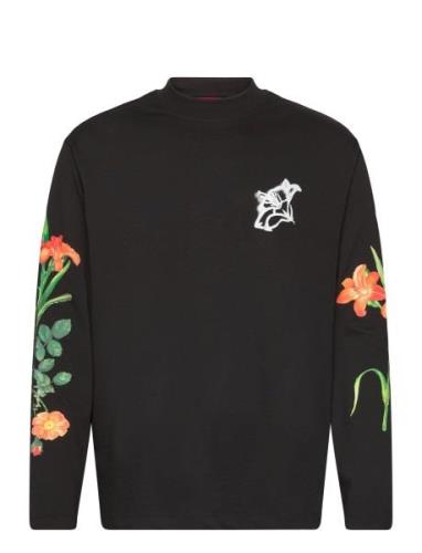 Diflowerlo Tops Sweat-shirts & Hoodies Sweat-shirts Black HUGO