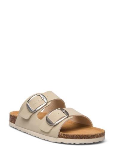 Bundao W Cork Sandal Matalapohjaiset Sandaalit Beige Cruz