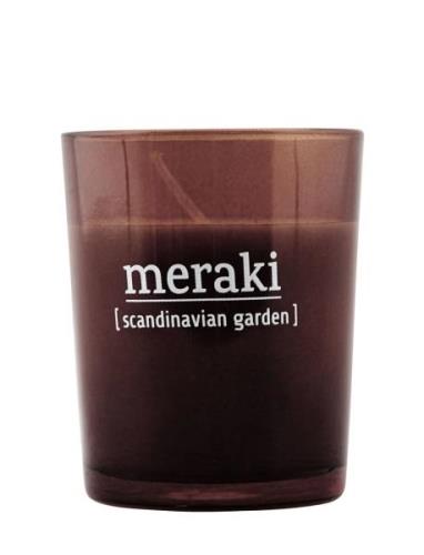 Scented Candle, Scandinavian Garden Tuoksukynttilä Brown Meraki