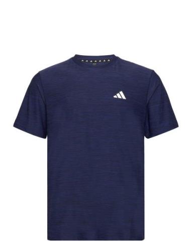 Tr-Es Stretch T Tops T-shirts Short-sleeved Navy Adidas Performance