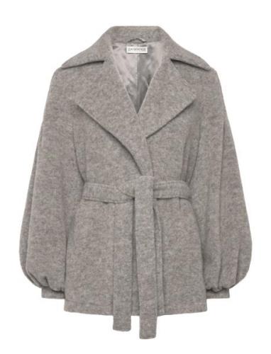 288 Vinnie Wool Jacket Villakangastakki Beige Ida Sjöstedt