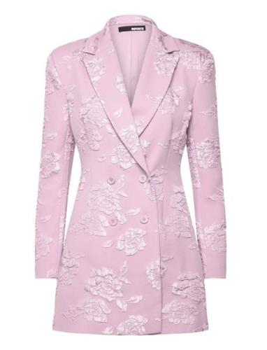 Jacquard Blazer Dress Blazers Double Breasted Blazers Pink ROTATE Birg...