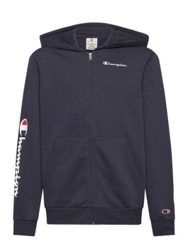 Hooded Full Zip Sweatshirt Sport Sweat-shirts & Hoodies Hoodies Navy C...