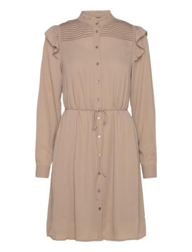 Camillabbnichola Dress Polvipituinen Mekko Beige Bruuns Bazaar