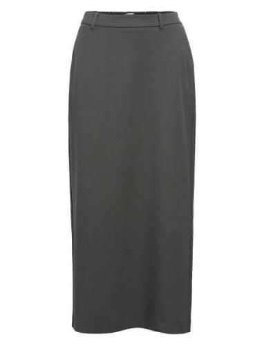 Objlisa Mw Long Skirt Noos Pitkä Hame Grey Object