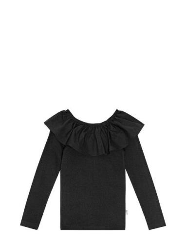 Renate Tops T-shirts Long-sleeved T-shirts Black Molo