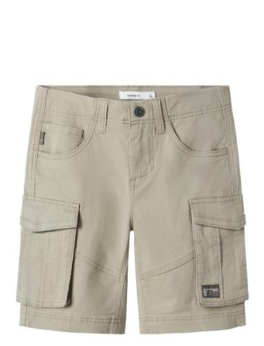 Nkmryan Reg Twi L Shorts 6776-Ba Noos Bottoms Shorts Beige Name It