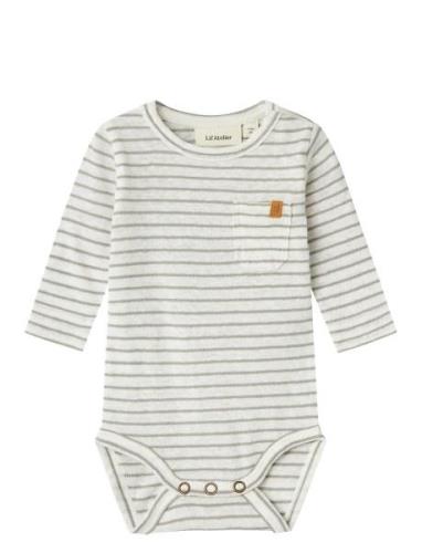 Nbmhektor Ls Body Lil Bodies Long-sleeved White Lil'Atelier