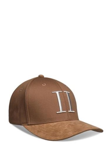 Baseball Cap Suede Ii Accessories Headwear Caps Brown Les Deux