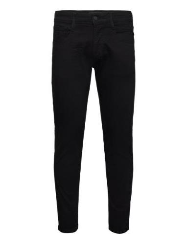 Anbass Trousers Slim Bottoms Jeans Slim Black Replay