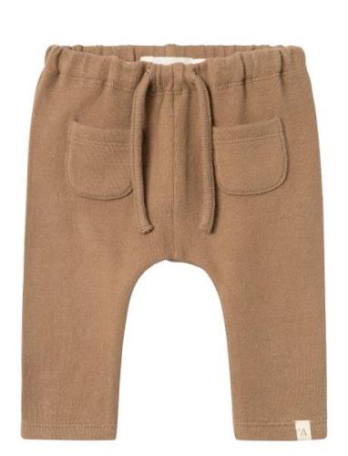 Nbnthoro Reg Pant Lil Bottoms Sweatpants Brown Lil'Atelier