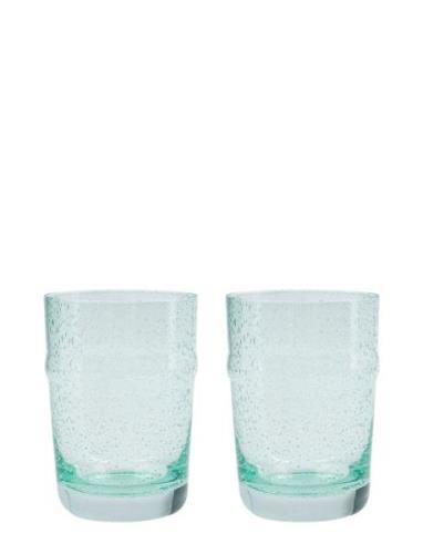 Glass, Rain Home Tableware Glass Drinking Glass Blue House Doctor