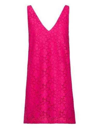 Lace Lyhyt Mekko Pink Desigual