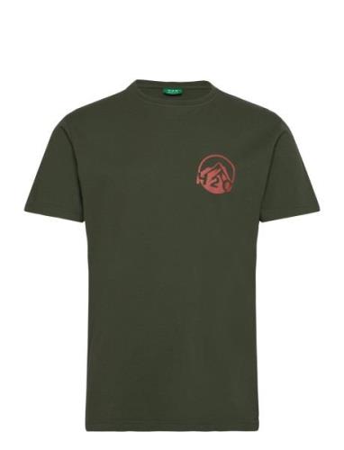 Lolland Tee Tops T-shirts Short-sleeved Green H2O