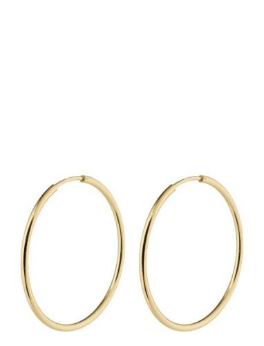 Sanne Medium Hoop Earrings Accessories Jewellery Earrings Hoops Gold P...