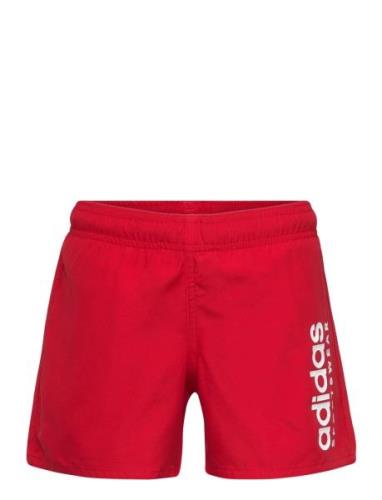 Essentials Logo Clx Swim Short Boys Uimashortsit Red Adidas Sportswear