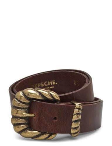 Jeans Belt Vyö Brown DEPECHE