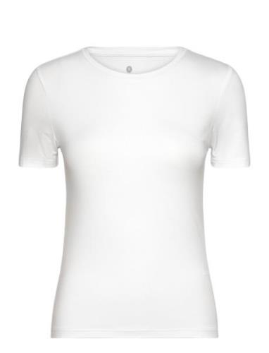 Jbs Of Dk Slim Tee Bamboo Toppi White JBS Of Denmark