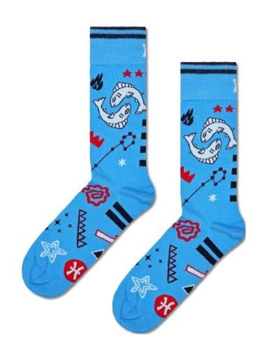 Pisces Sock Lingerie Socks Regular Socks Blue Happy Socks