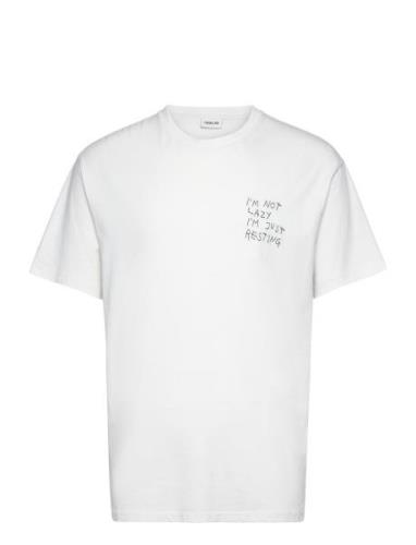 Sdmanne Tops T-shirts Short-sleeved White Solid