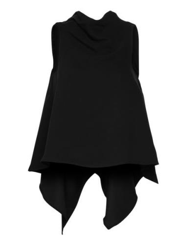 Sim Tops Blouses Sleeveless Black Reiss