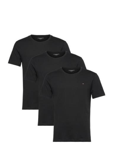 3P Ss Tee Tops T-shirts Short-sleeved Black Tommy Hilfiger