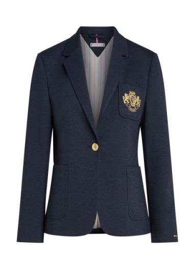 Heritage Crest Slim Sb Blazer Blazers Single Breasted Blazers Navy Tom...