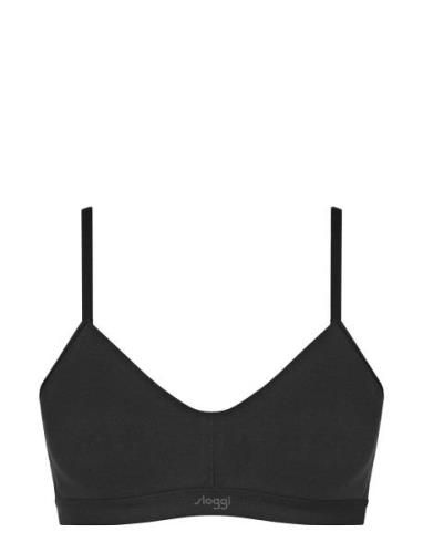 Sloggi Ever Ease P Lingerie Bras & Tops Soft Bras Bralette Black Slogg...