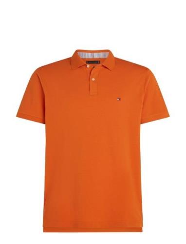 1985 Regular Polo Tops Polos Short-sleeved Orange Tommy Hilfiger