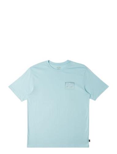 Crayon Wave Ss Tops T-shirts Short-sleeved Blue Billabong