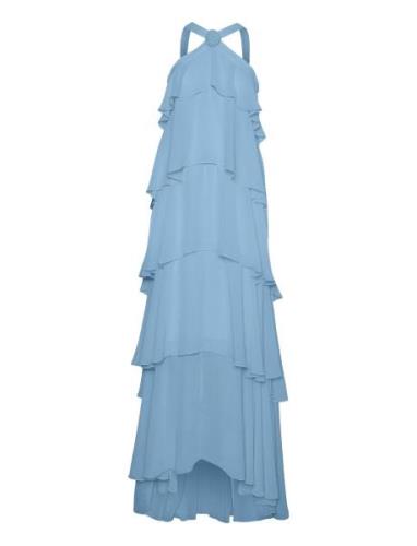 Vmfelicia Sl Ruffle Maxi Dress Exp Maksimekko Juhlamekko Blue Vero Mod...