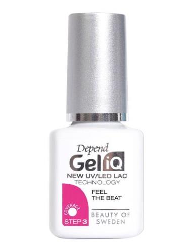 Gel Iq Feel The Beat Geelikynsilakka Kynsilakka Pink Depend Cosmetic