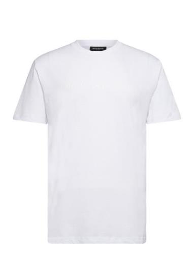 Gusbblogo Tee Tops T-shirts Short-sleeved White Bruuns Bazaar