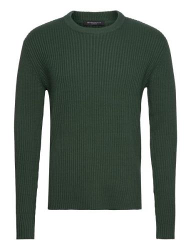 Simbbbenny Crew Neck Knit Tops Knitwear Round Necks Green Bruuns Bazaa...