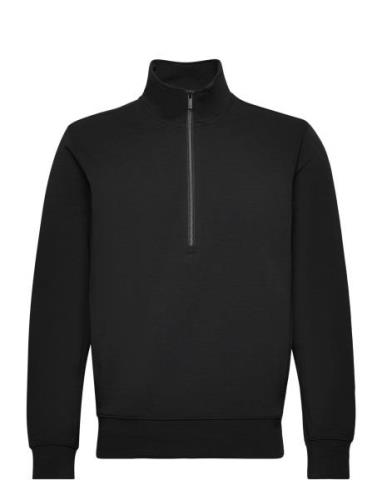 Breathable Zip-Neck Sweatshirt Tops Sweat-shirts & Hoodies Sweat-shirt...