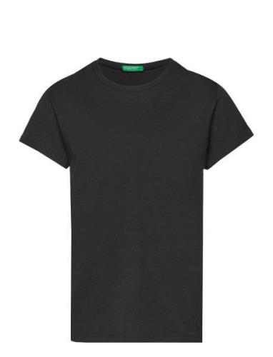 Short Sleeves T-Shirt Tops T-shirts Short-sleeved Black United Colors ...