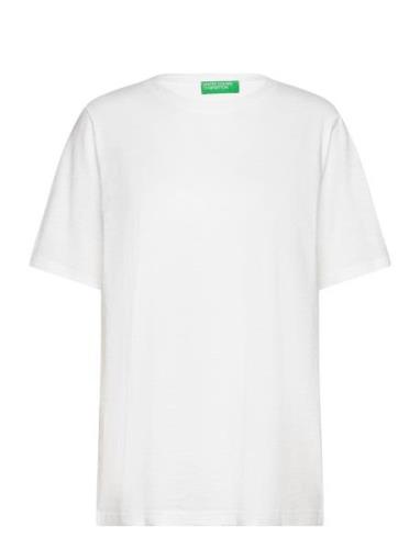 Short Sleeves T-Shirt Tops T-shirts & Tops Short-sleeved White United ...