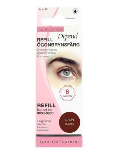 Refill Ögonbrynsfärg Brun Se/Fi/No/Dk Kulmageeli Meikki Nude Depend Co...